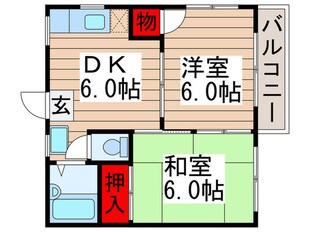 第２森荘の物件間取画像